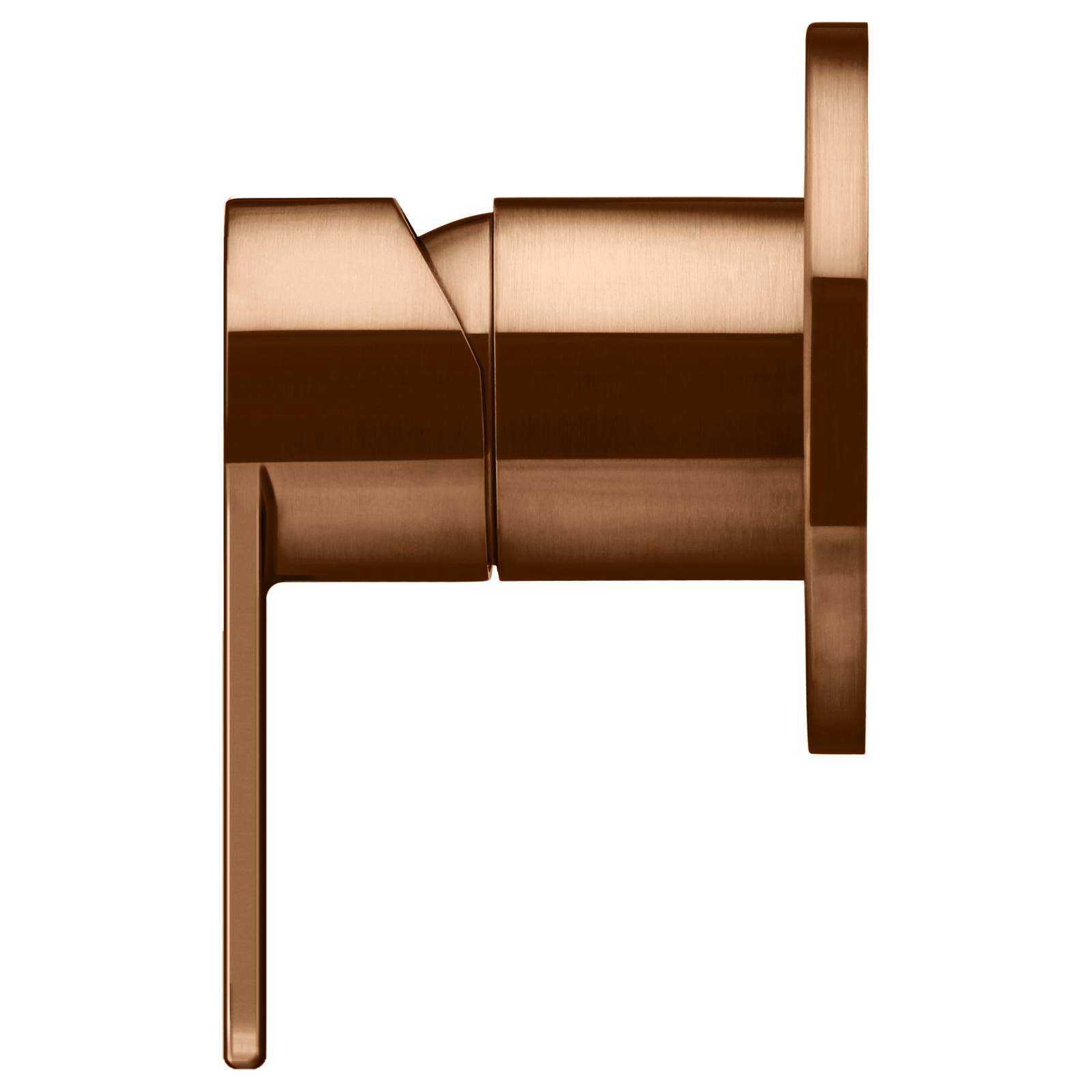 Round Wall Mixer Paddle Handle Trim Kit, Lustre Bronze