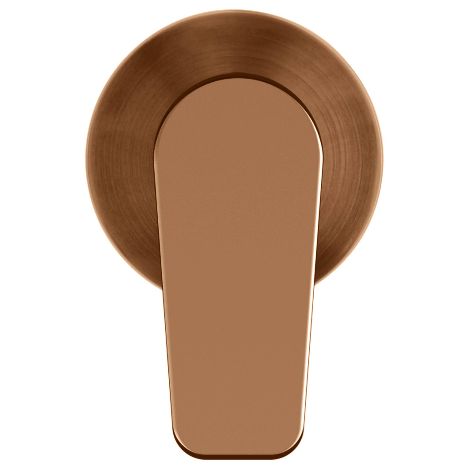 Round Wall Mixer Paddle Handle Trim Kit, Lustre Bronze