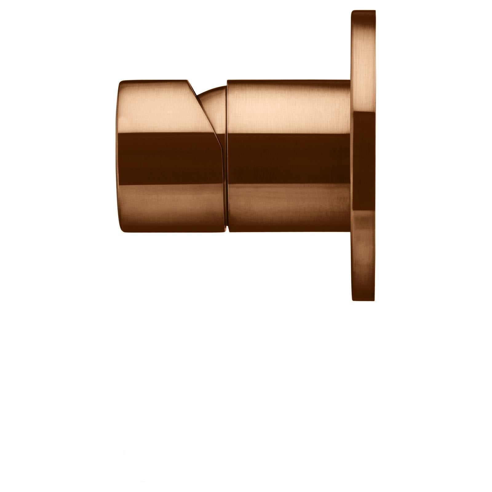 Round Wall Mixer Pinless Handle Trim Kit, Lustre Bronze