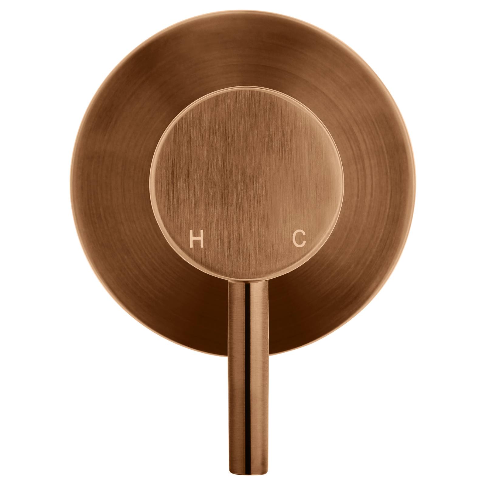 Round Wall Mixer Finish Kit, Lustre Bronze