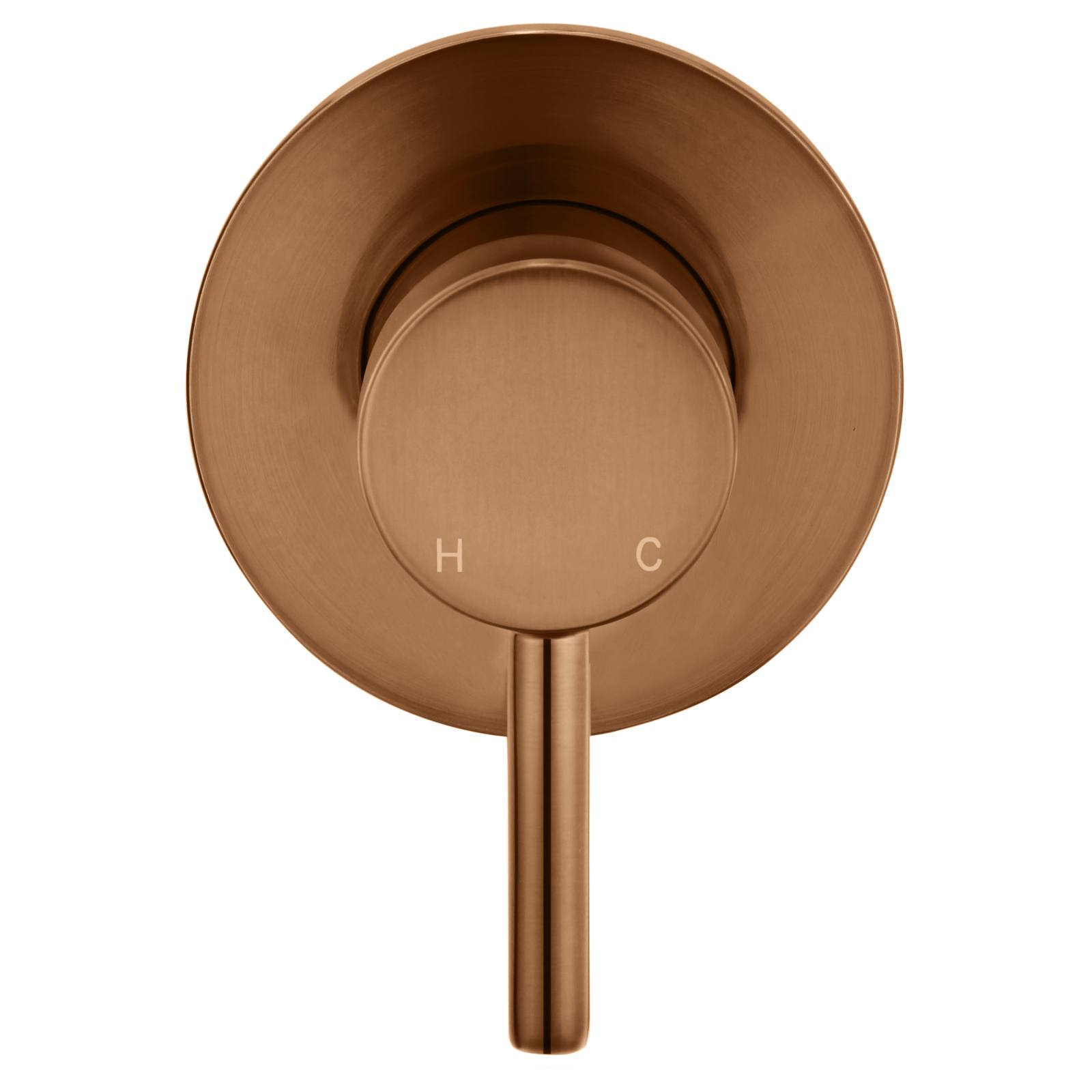 Round Wall Mixer Finish Kit, Lustre Bronze