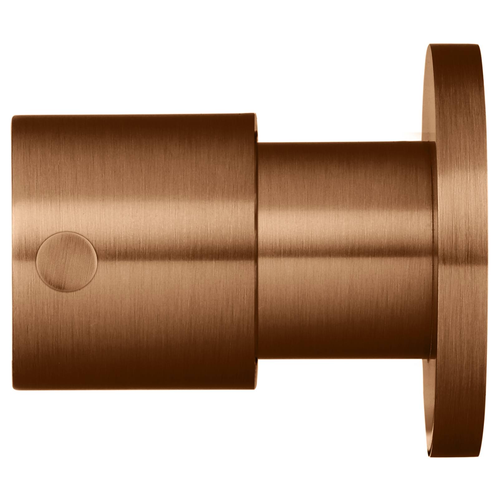 Round Quarter Turn Wall Top Assemblies, Lustre Bronze