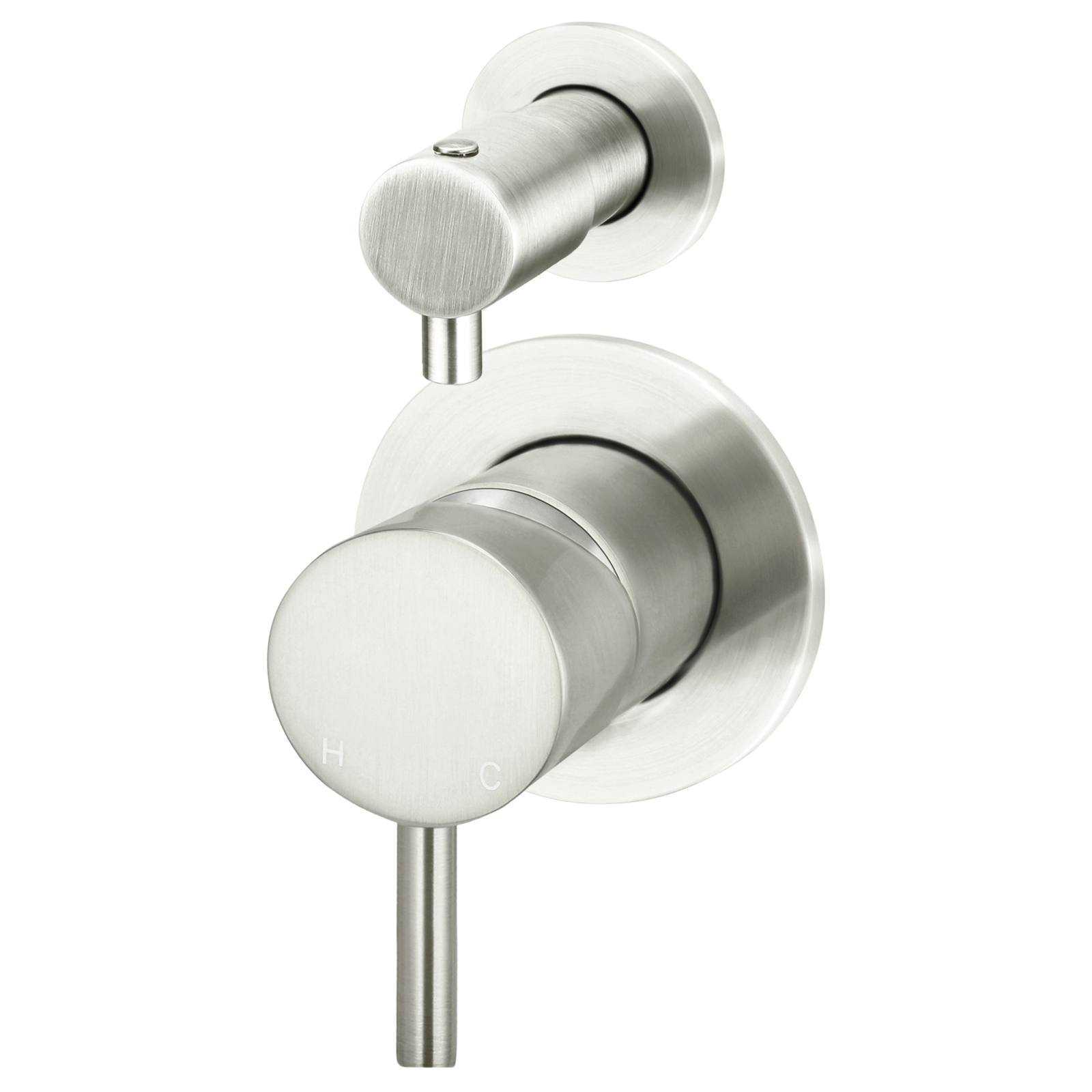 Round Diverter Mixer Finish Kit, Brushed Nickel