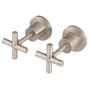Round Cross Handle Jumper Valve Wall Top Assemblies, Champagne