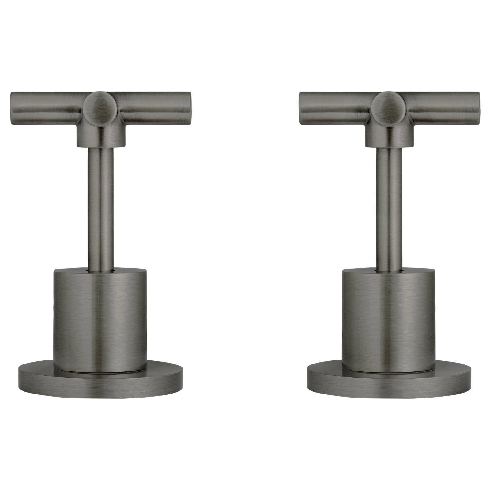 Round Cross Handle Jumper Valve Wall Top Assemblies, Shadow