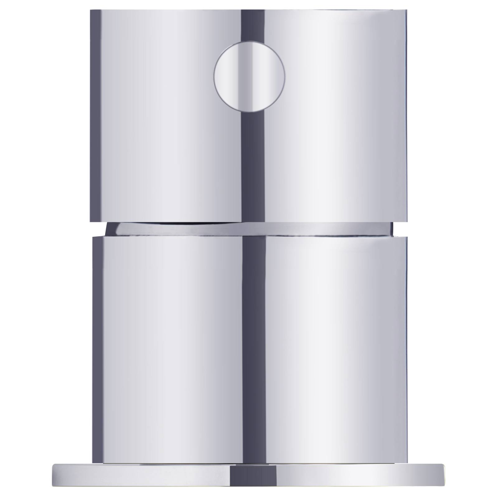 Round Deck Mounted Mixer, Polished Chrome