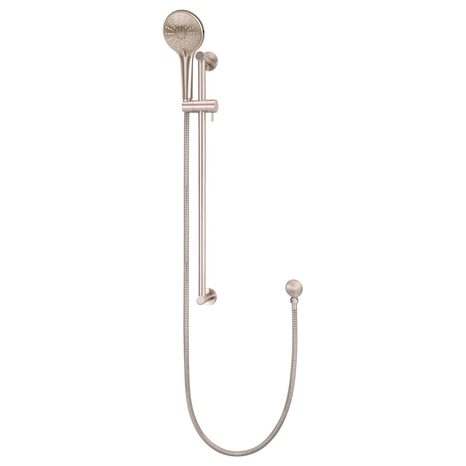 Round 3 Function Hand Shower on Rail Column, Champagne