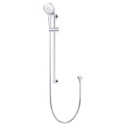 Round 3 Function Hand Shower on Rail Column, Polished Chrome