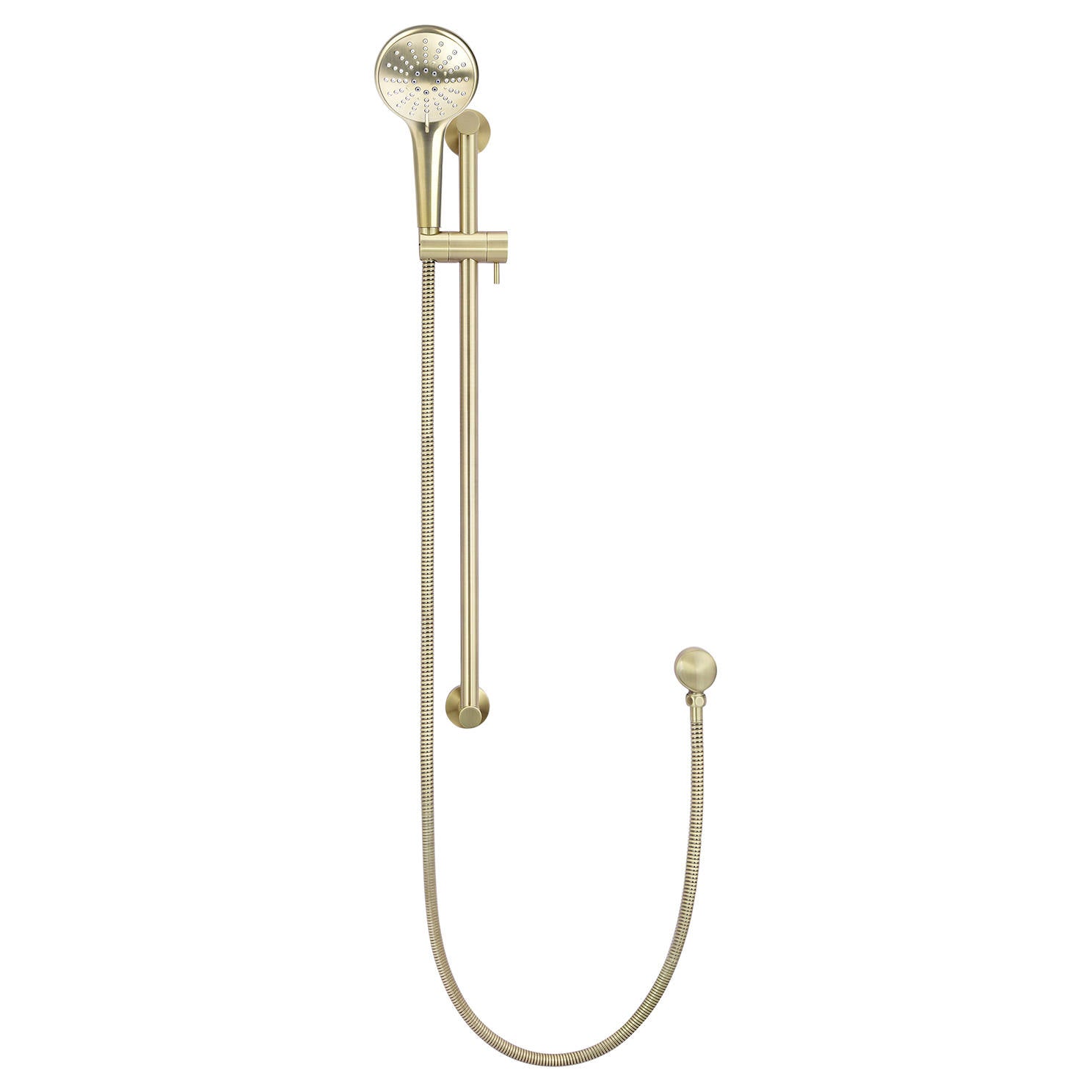 Round 3 Function Hand Shower on Rail Column, PVD Tiger Bronze