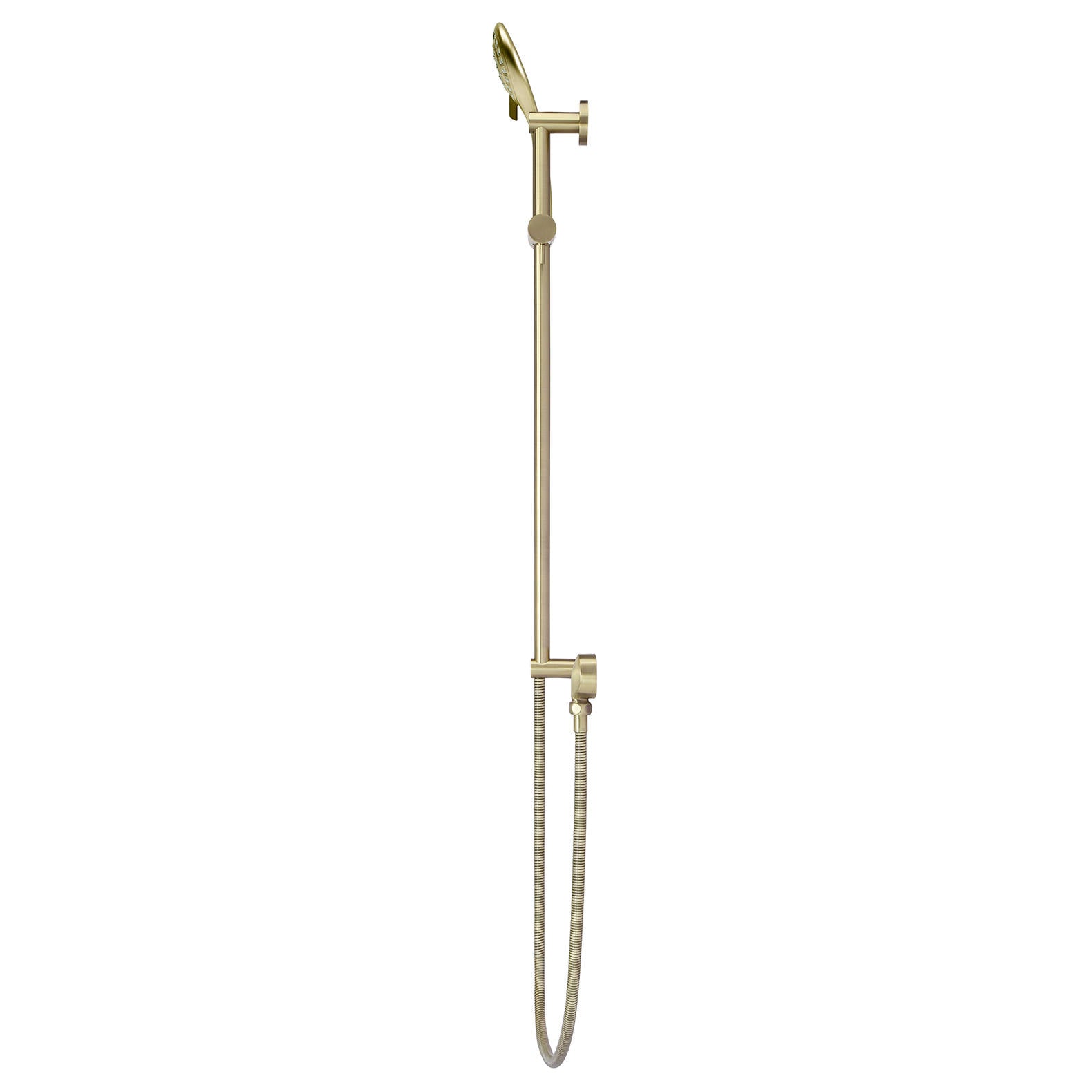 Round 3 Function Hand Shower on Rail Column, PVD Tiger Bronze