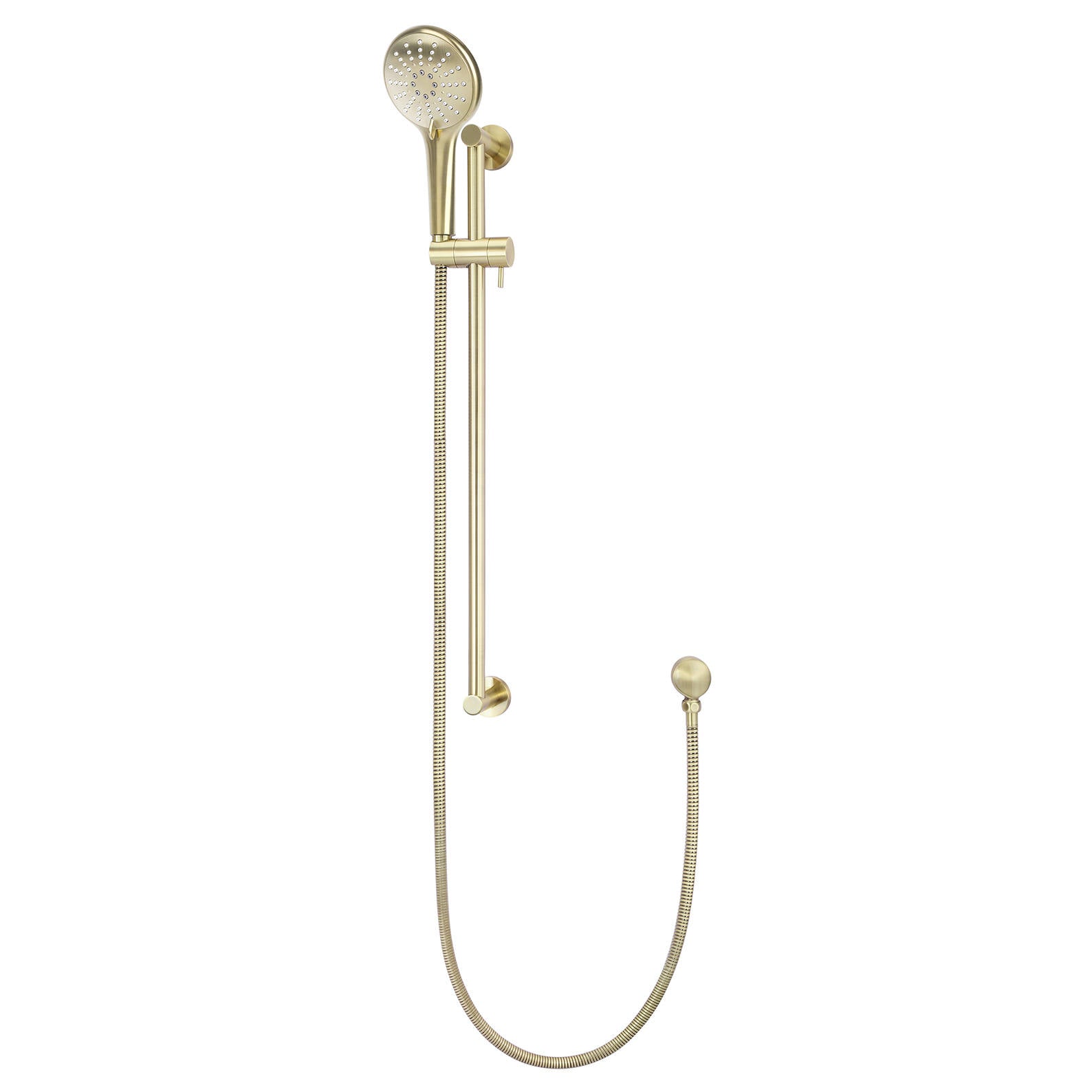Round 3 Function Hand Shower on Rail Column, PVD Tiger Bronze