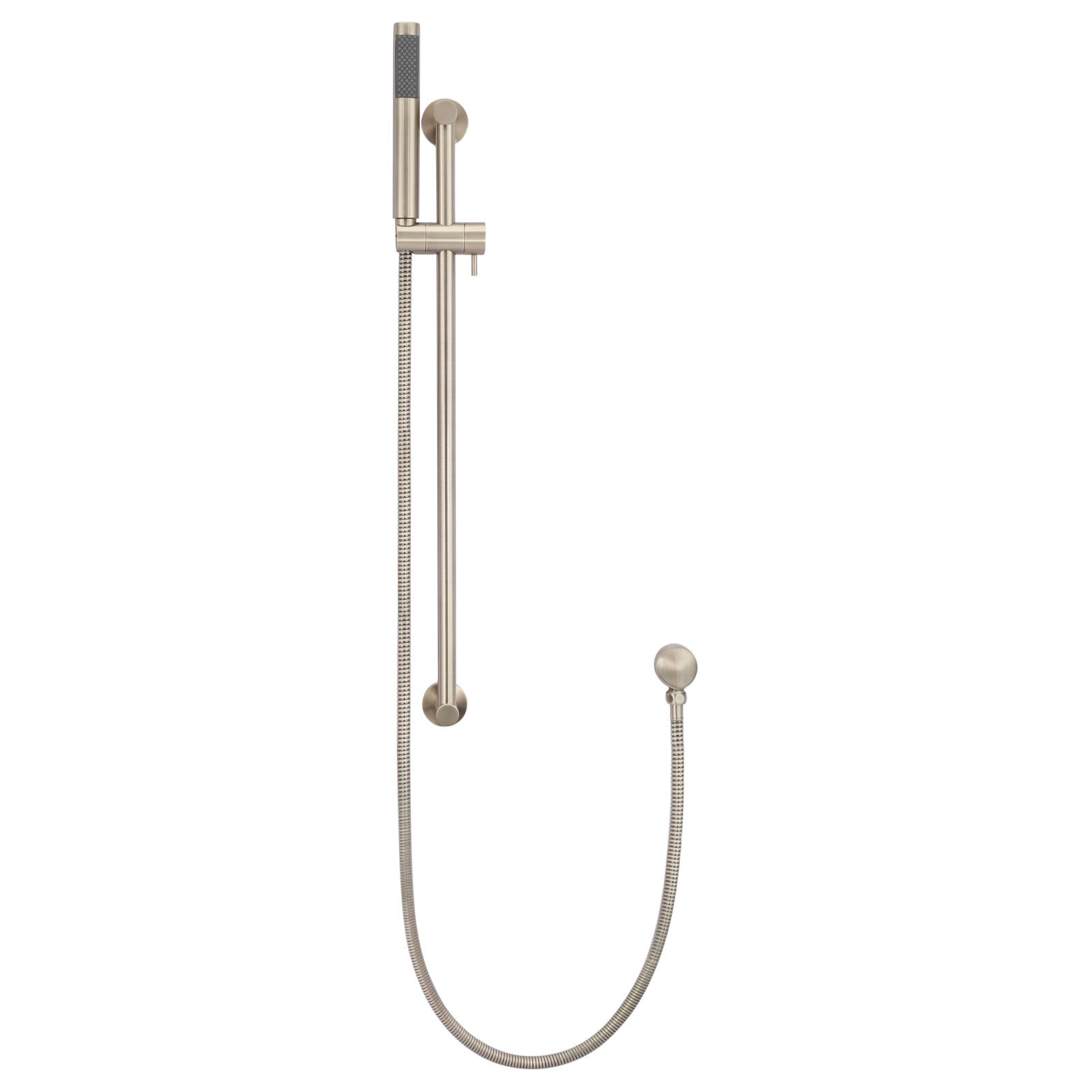 Round Shower on Rail Column, Champagne