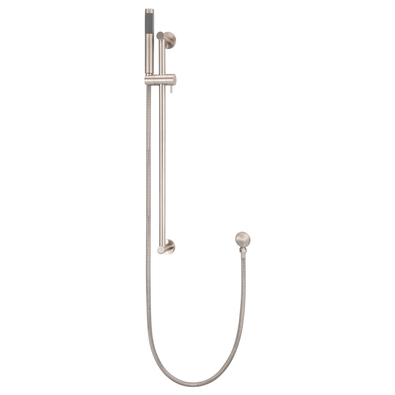 Round Shower on Rail Column, Champagne