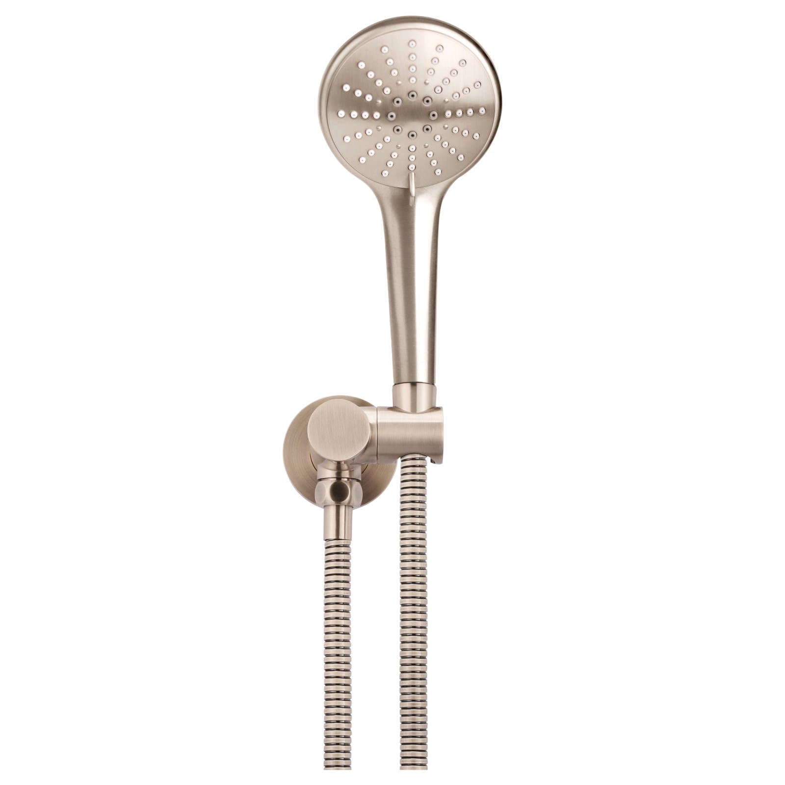 Round 3 Function Hand Shower on Swivel Bracket, Champagne