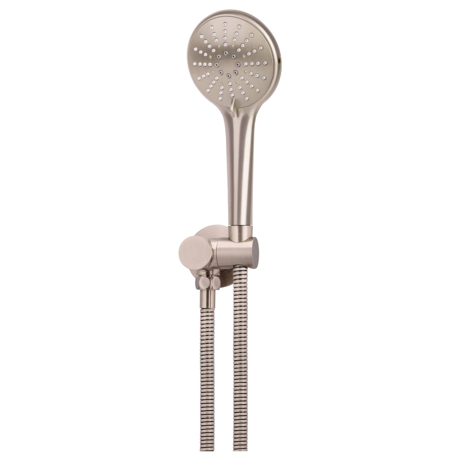 Round 3 Function Hand Shower on Swivel Bracket, Champagne