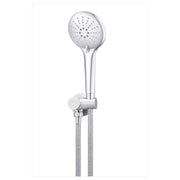 Round 3 Function Hand Shower on Swivel Bracket, Polished Chrome