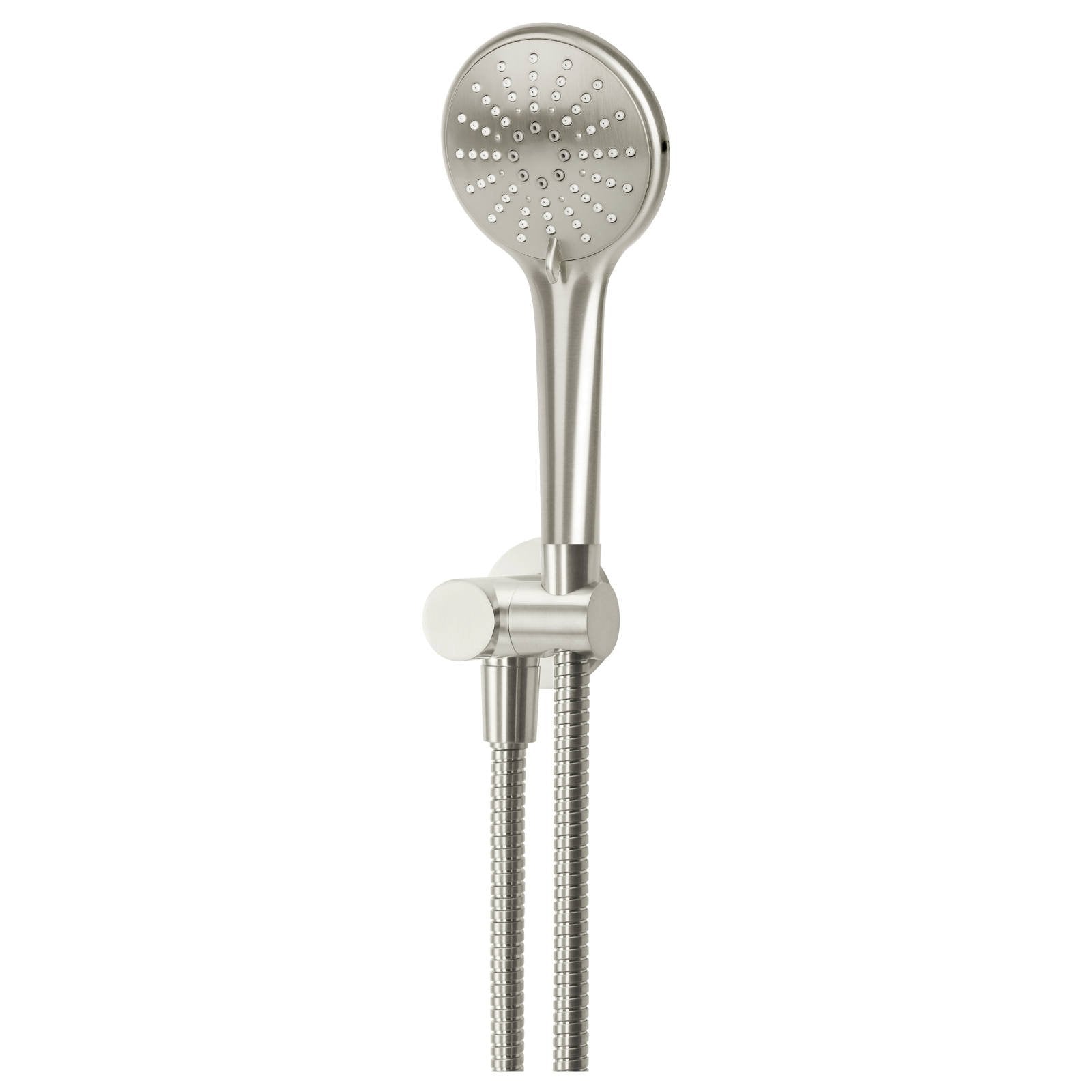 Round 3 Function Hand Shower on Swivel Bracket, PVD Brushed Nickel