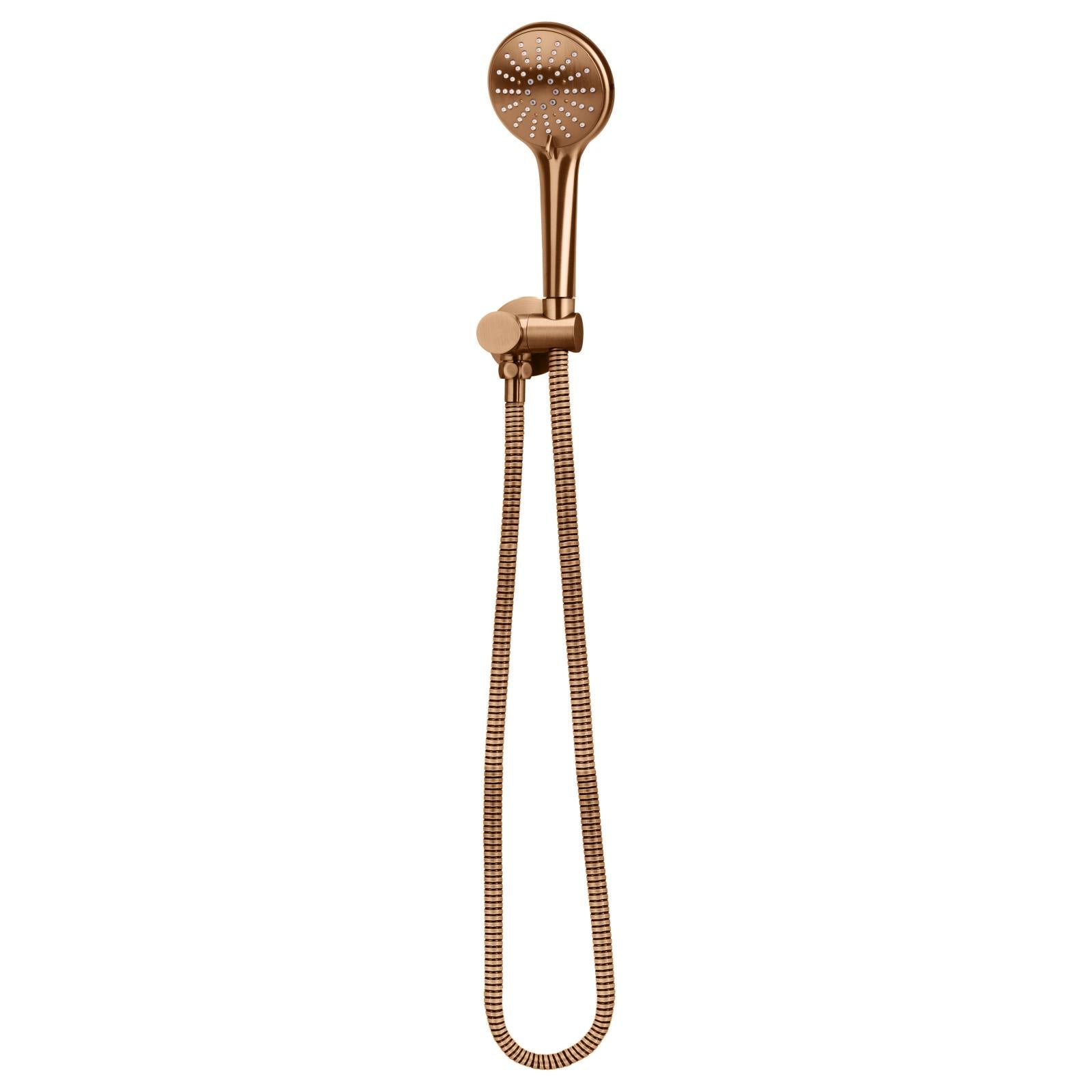 Round 3 Function Hand Shower on Swivel Bracket, Lustre Bronze