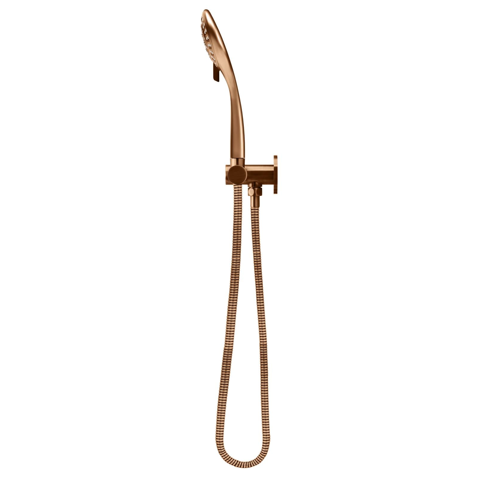 Round 3 Function Hand Shower on Swivel Bracket, Lustre Bronze