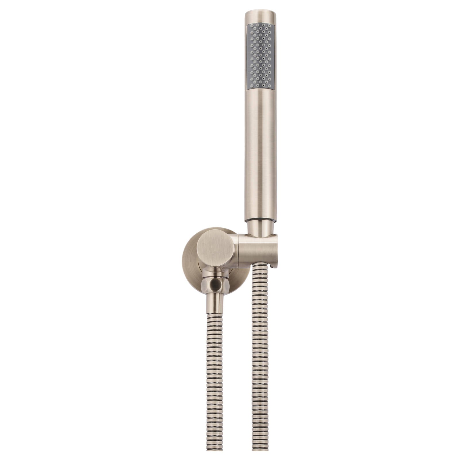 Round Shower on Swivel Bracket, Champagne