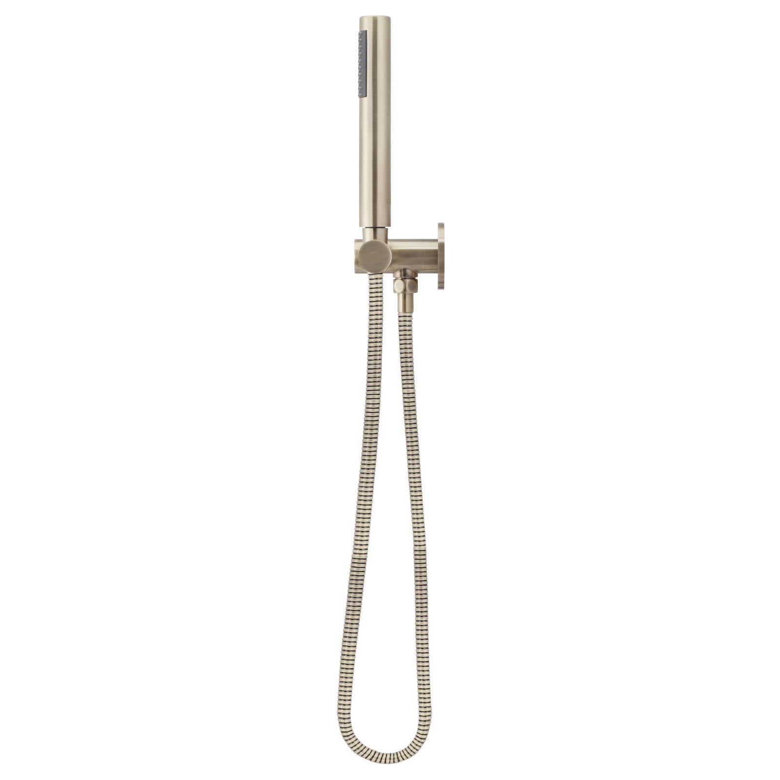 Round Shower on Swivel Bracket, Champagne
