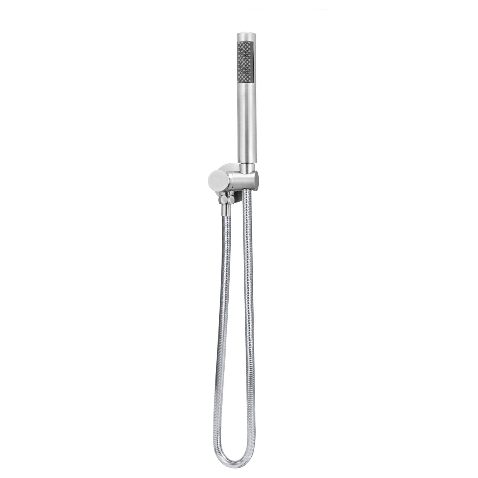 Round Shower on Swivel Bracket, Polished Chrome