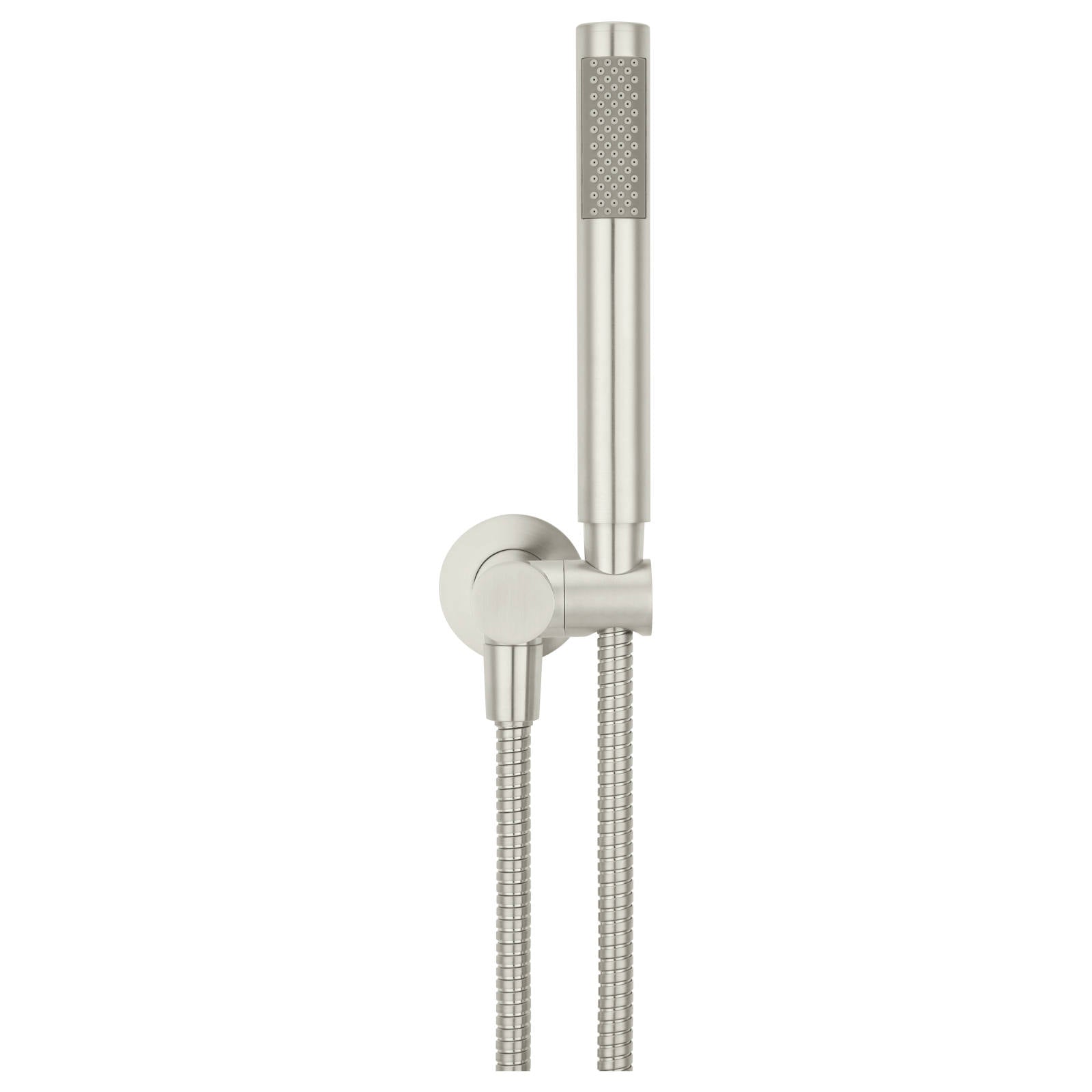 Round Shower on Swivel Bracket, PVD Brushed Nickel