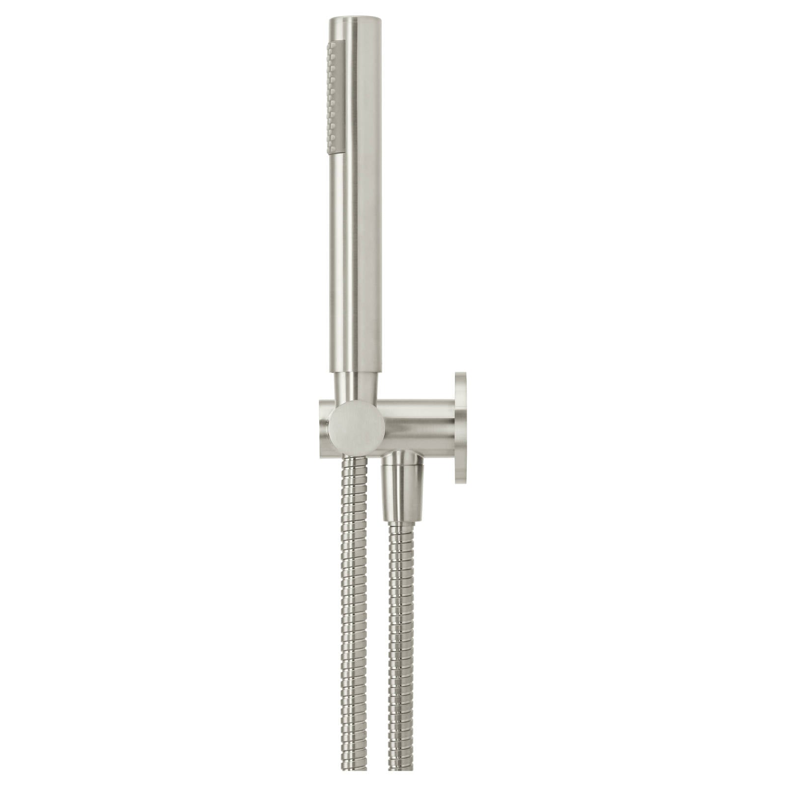 Round Shower on Swivel Bracket, PVD Brushed Nickel