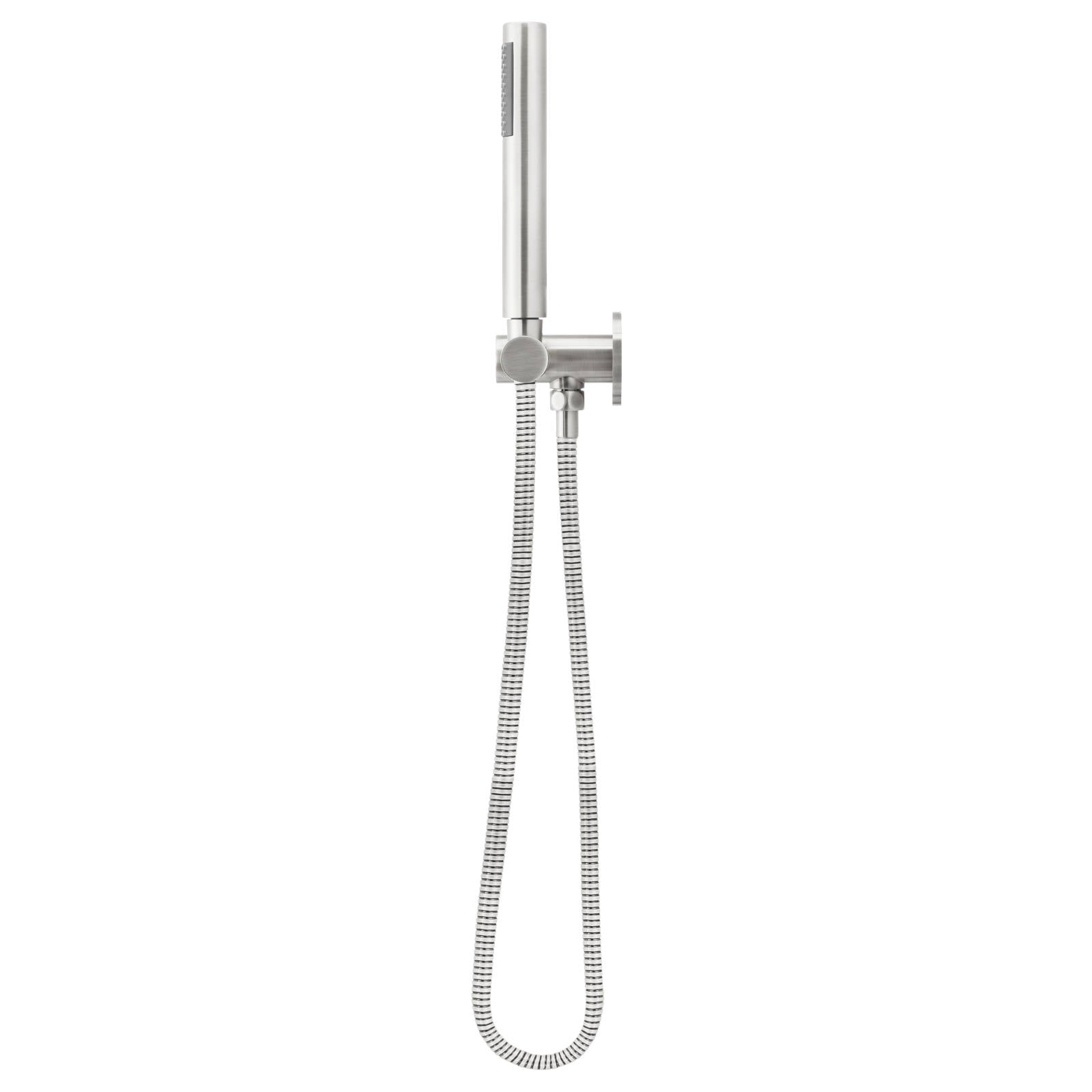Round Shower on Swivel Bracket, PVD Brushed Nickel