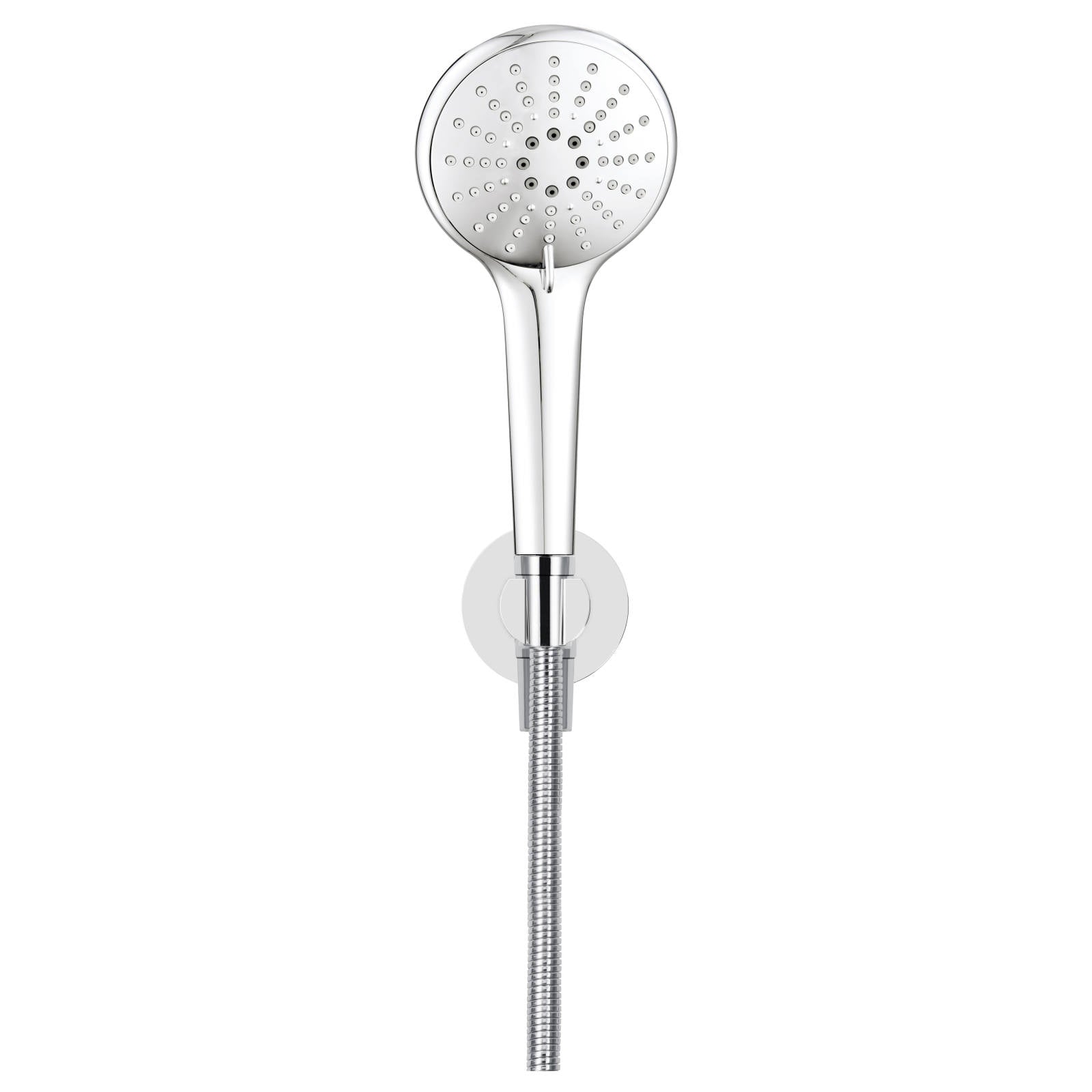 Round 3 Function Hand Shower on Fixed Bracket, Polished Chrome