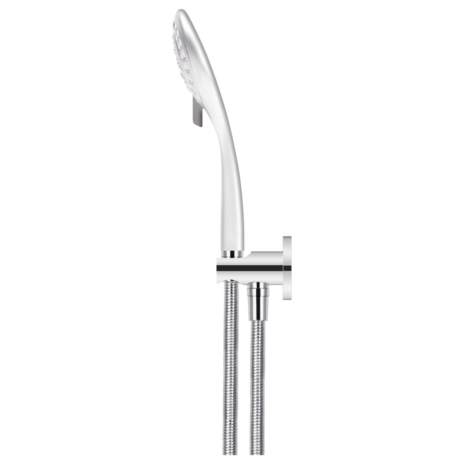 Round 3 Function Hand Shower on Fixed Bracket, Polished Chrome