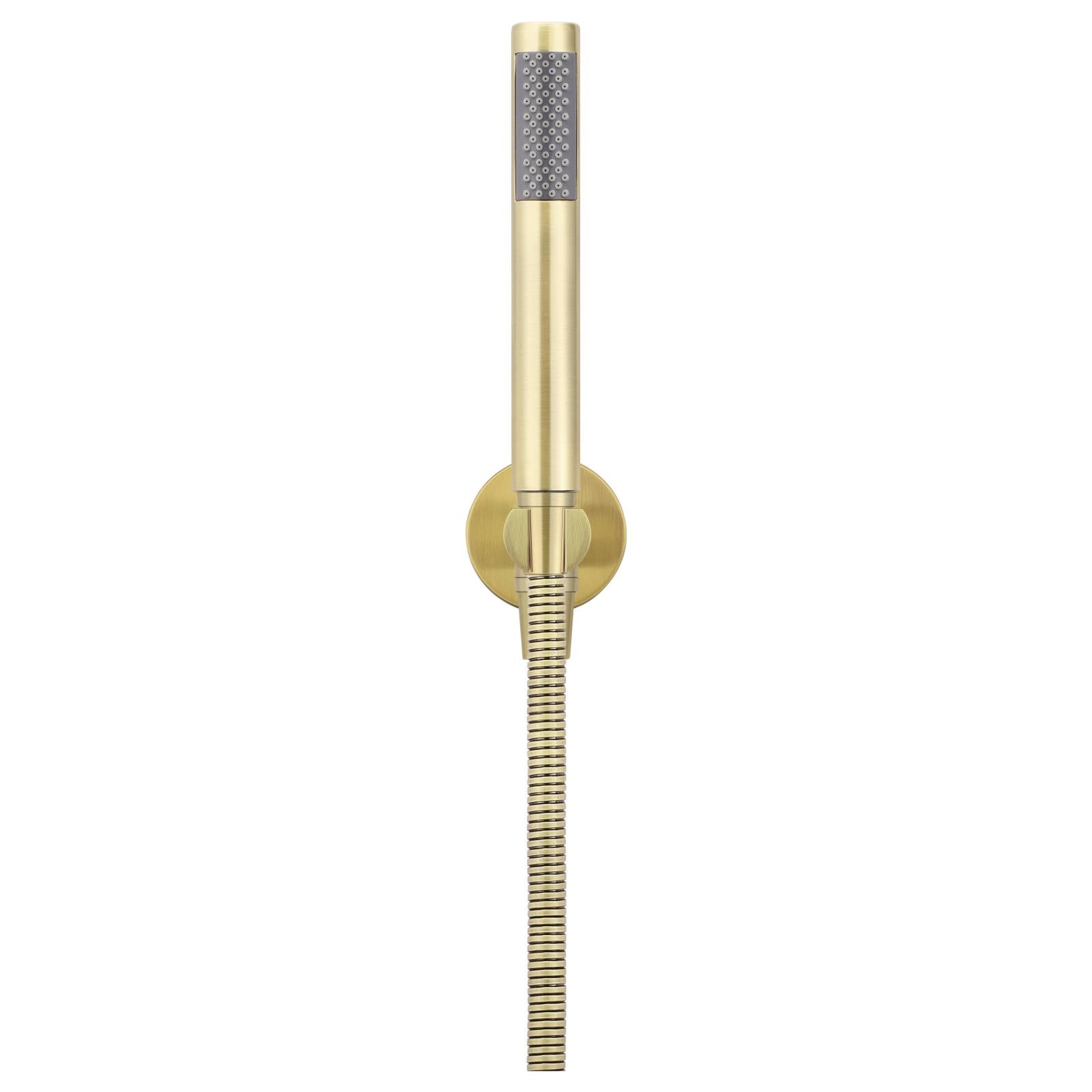 Round Hand Shower on Fixed Bracket, PVD Tiger Bronze
