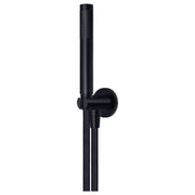 Round Hand Shower on Fixed Bracket, Matte Black