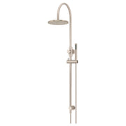 200mm Round Overhead Shower Set, Single Function Hand Shower, Champagne
