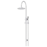 200mm Round Overhead Shower Set, Single Function Hand Shower, Polished Chrome