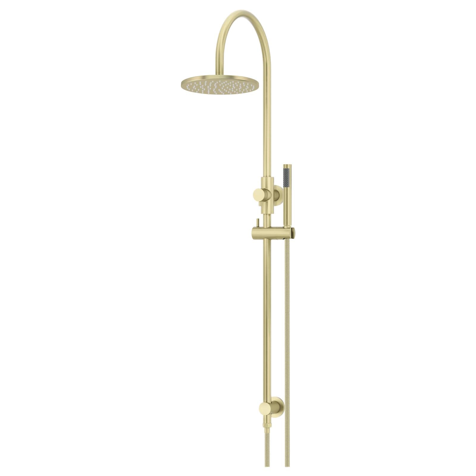 200mm Round Overhead Shower Set, Single Function Hand Shower, Tiger Bronze