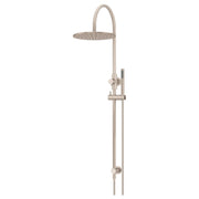 300mm Round Overhead Shower Set, Single Function Hand Shower, Champagne