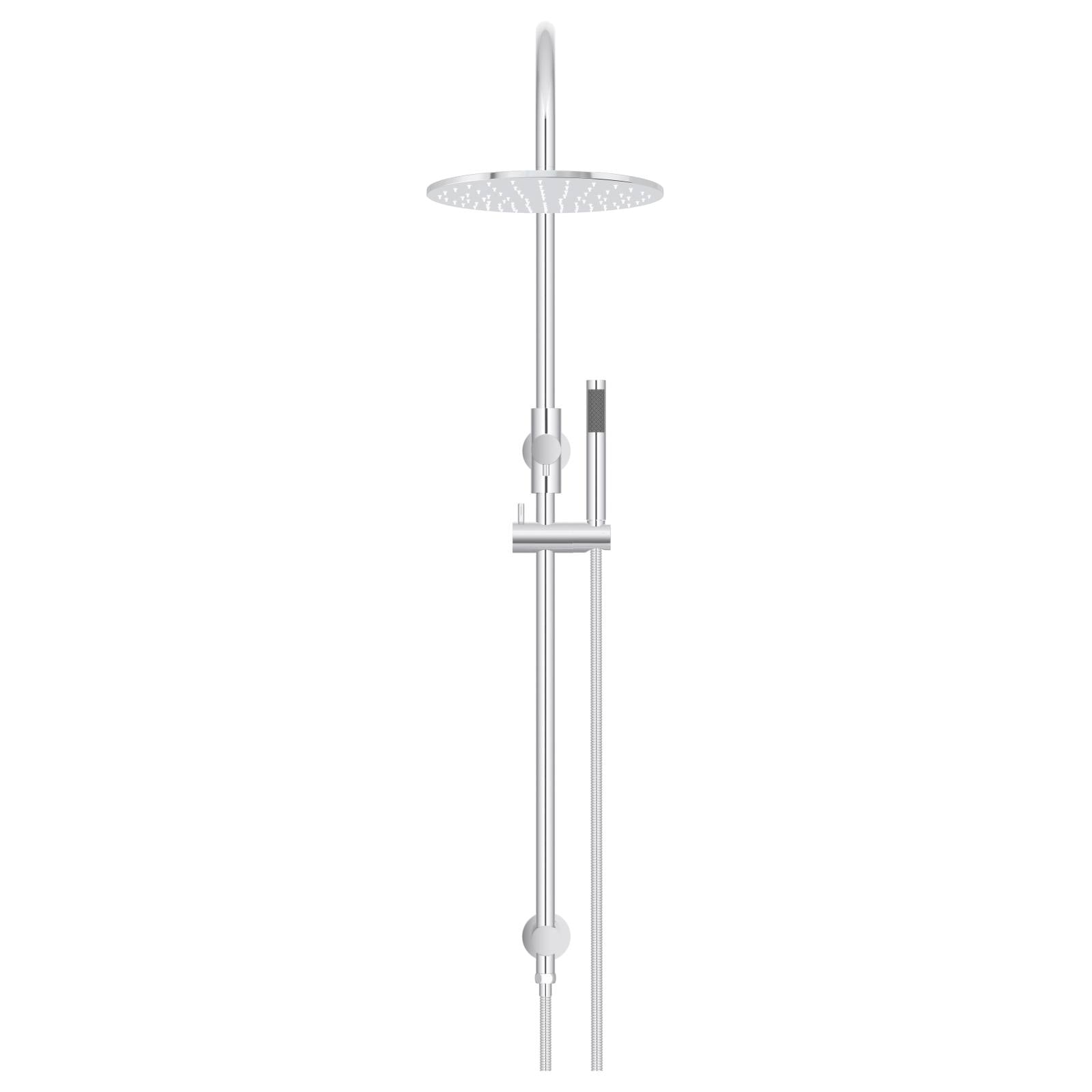 300mm Round Overhead Shower Set, Single Function Hand Shower, Polished Chrome