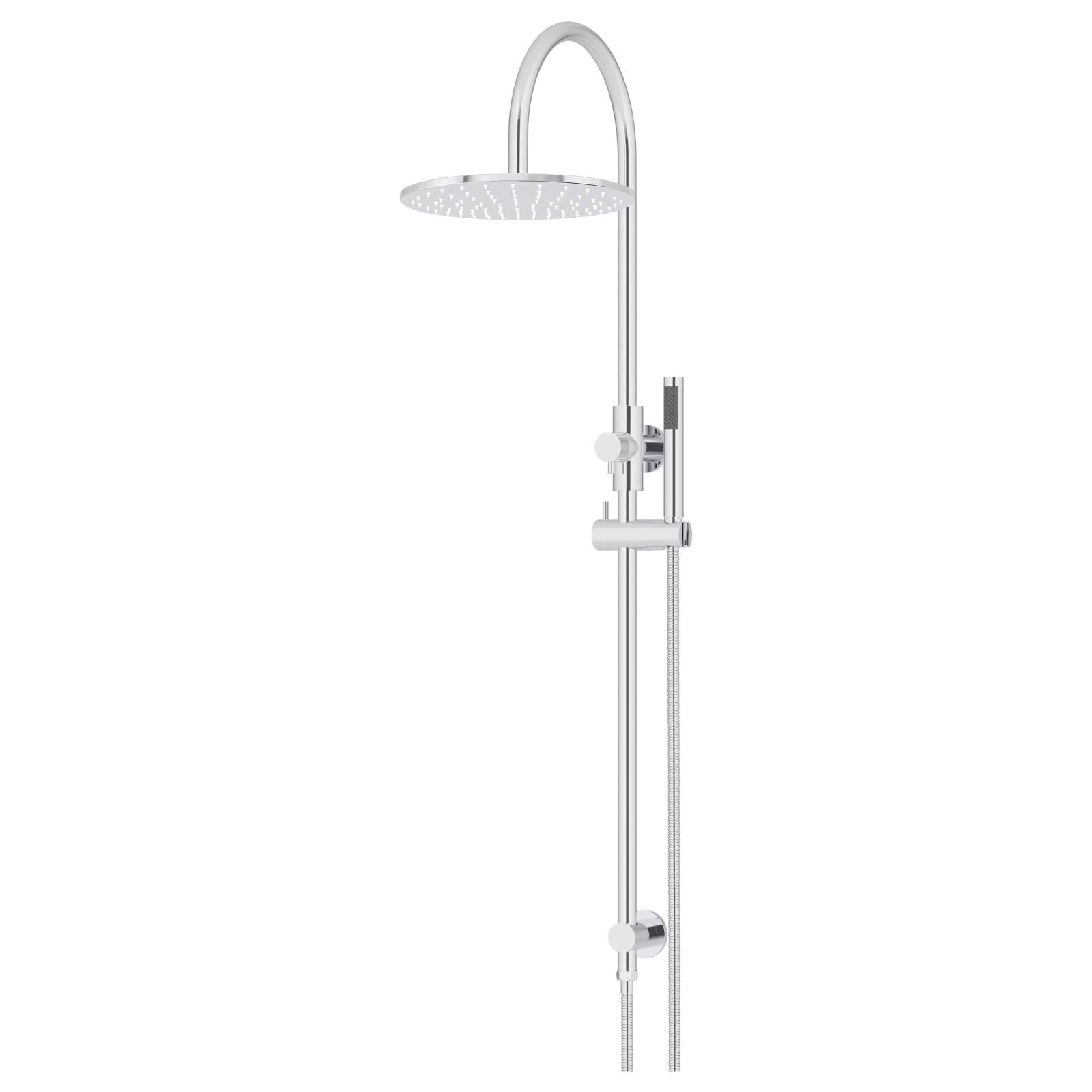 300mm Round Overhead Shower Set, Single Function Hand Shower, Polished Chrome