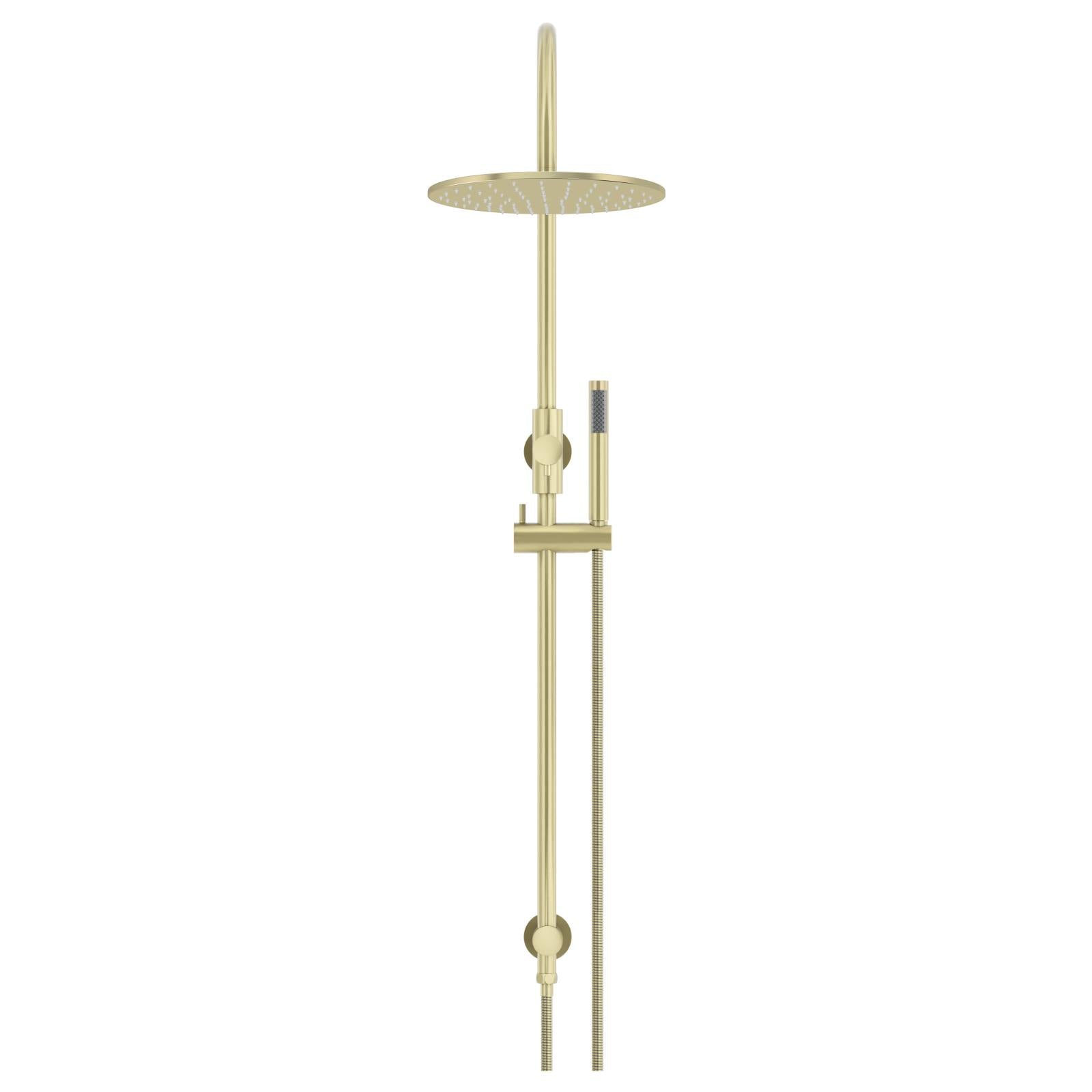 300mm Round Overhead Shower Set, Single Function Hand Shower, Tiger Bronze
