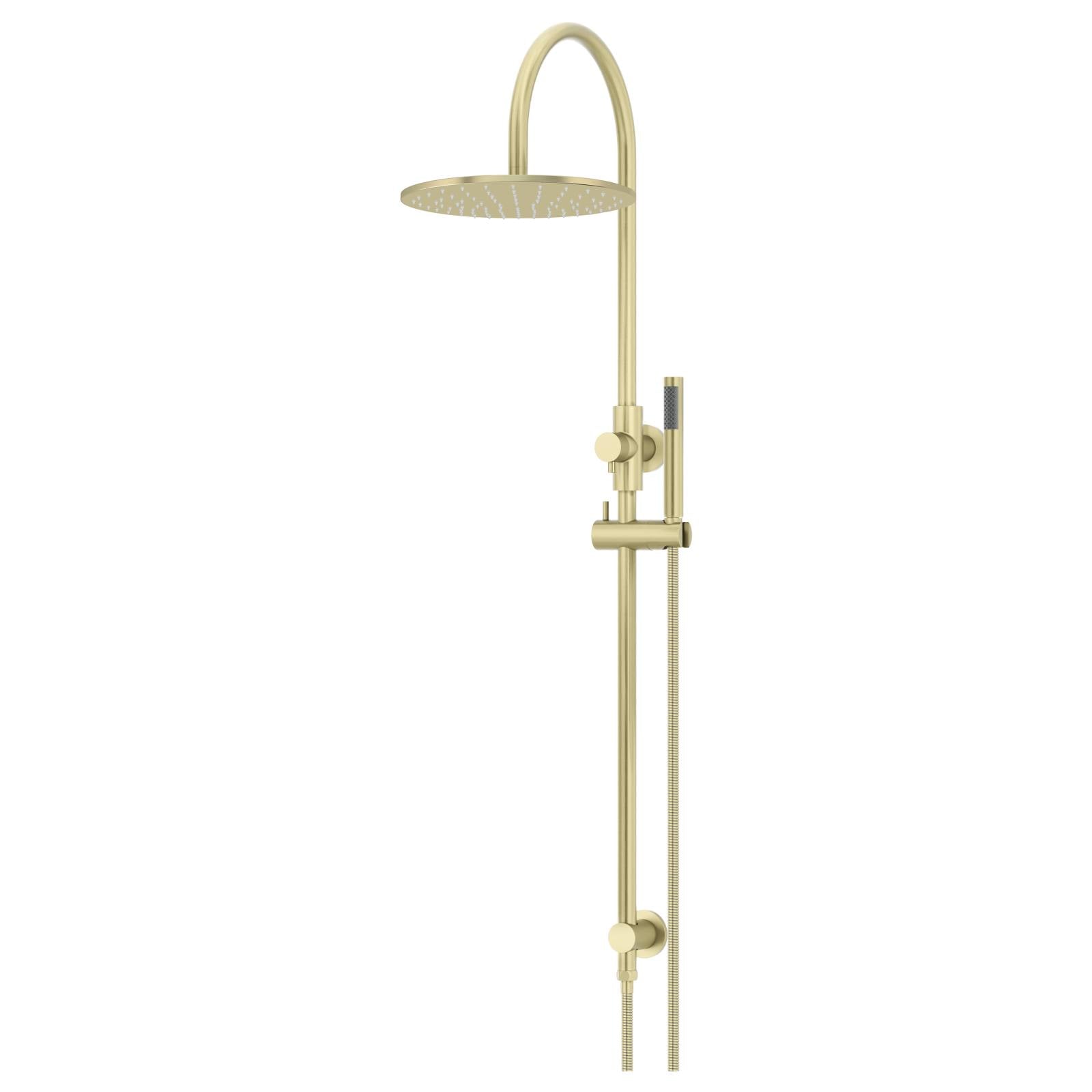 300mm Round Overhead Shower Set, Single Function Hand Shower, Tiger Bronze