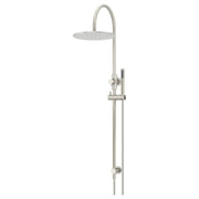 300mm Round Overhead Shower Set, Single Function Hand Shower, Brushed Nickel