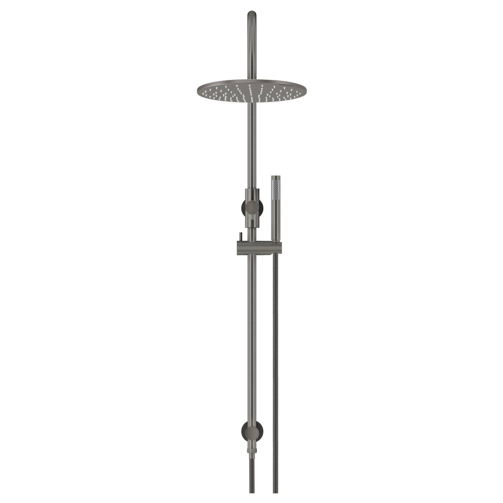 300mm Round Overhead Shower Set, Single Function Hand Shower, Shadow