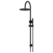 300mm Round Overhead Shower Set, Single Function Hand Shower, Matte Black