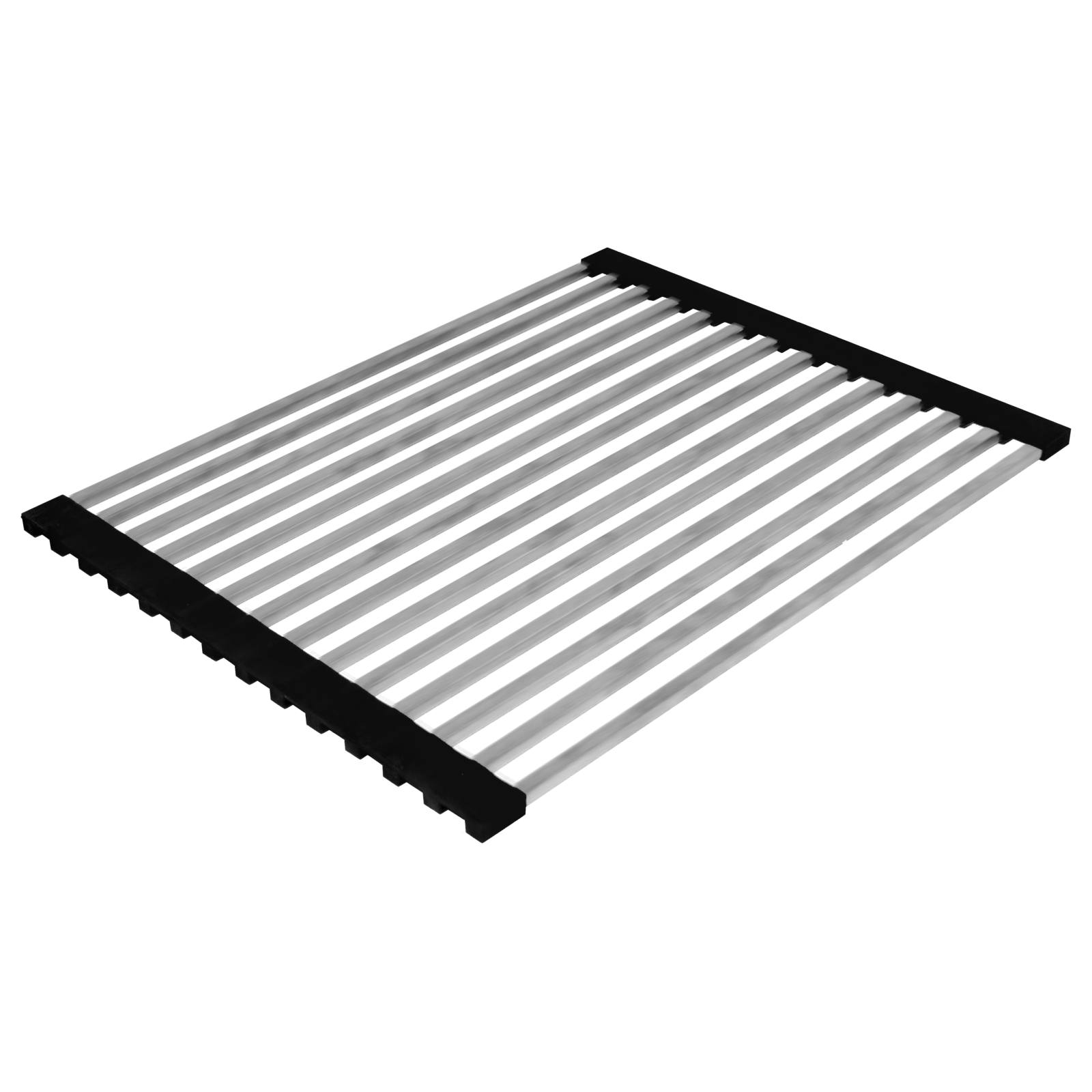 Lavello Stainless Steel rolling mat protector, Polished Chrome