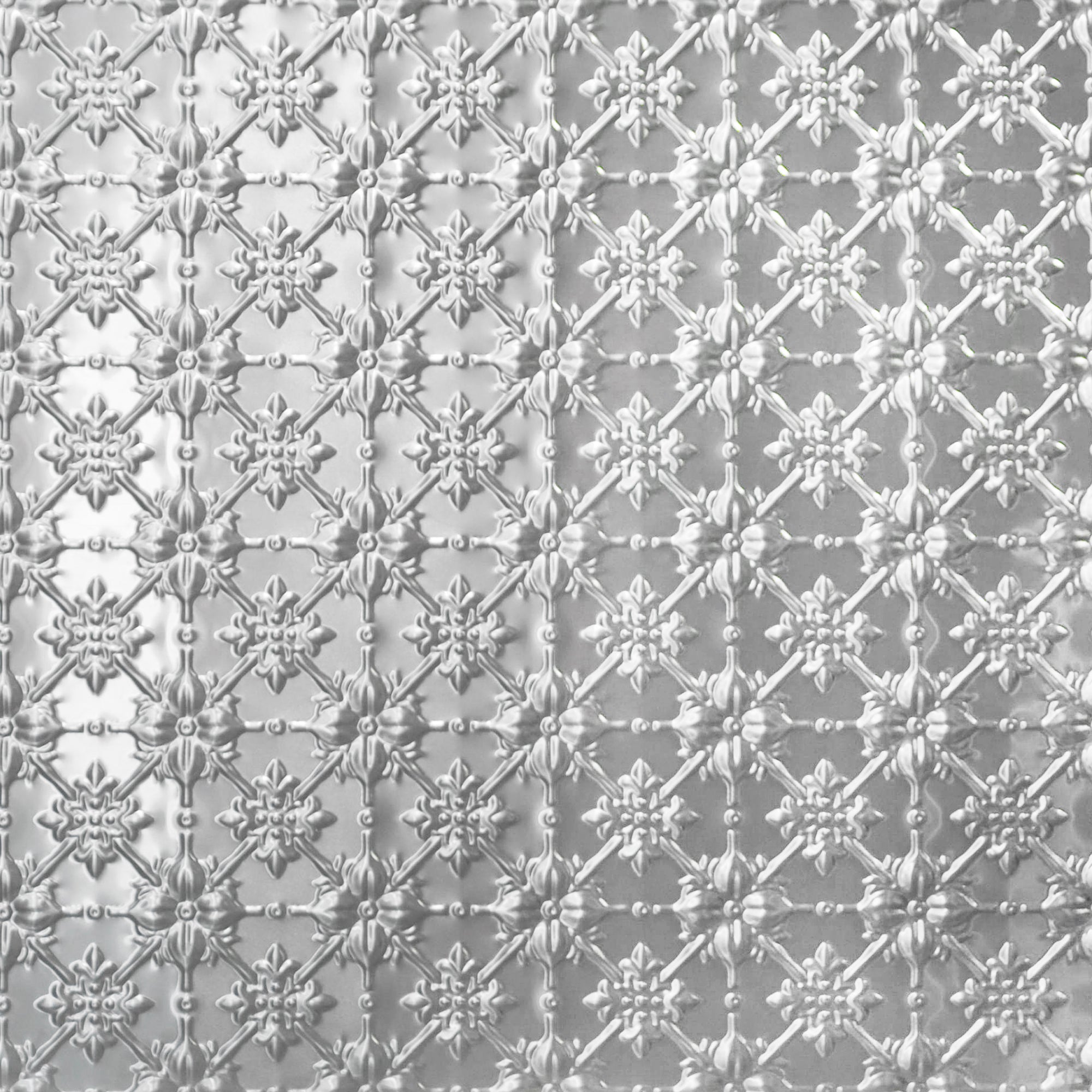 Pressed Tin Panels® Original Pressed Metal Raw Aluminum 925mm * 1840mm
