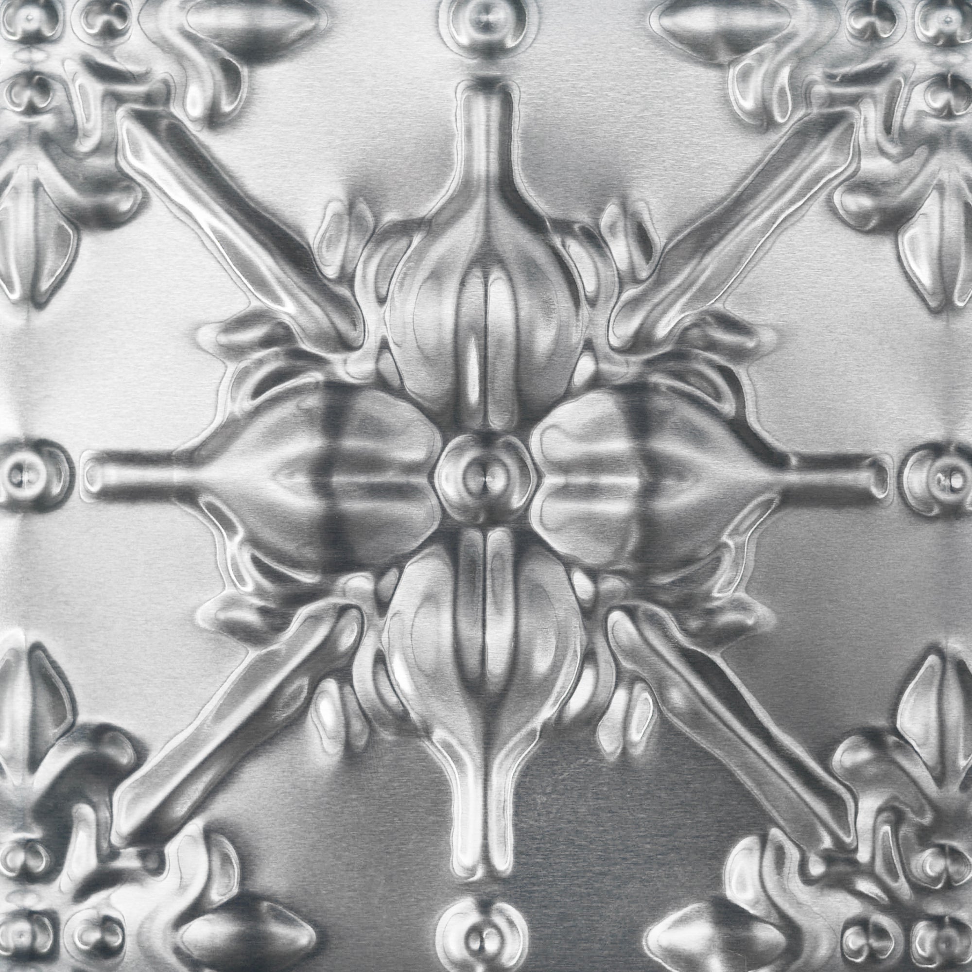 Pressed Tin Panels® Original Pressed Metal Raw Aluminum 925mm * 1840mm