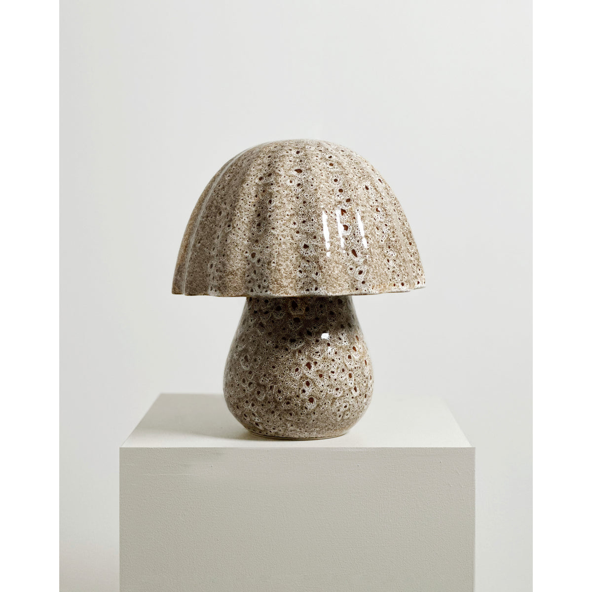 Periwinkle Table Lamp, White Ochre