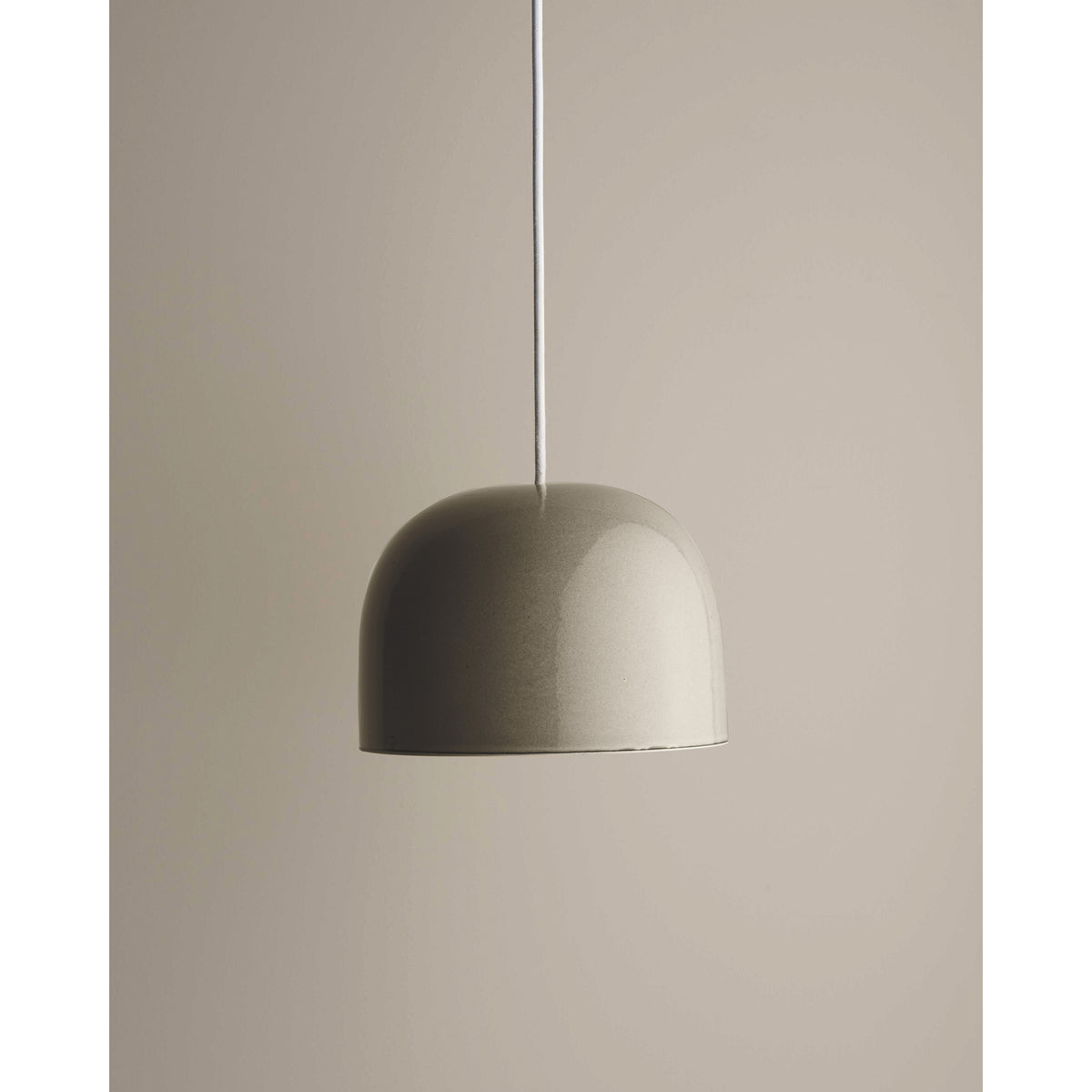 Small Cast Bell Pendant, Saltbush