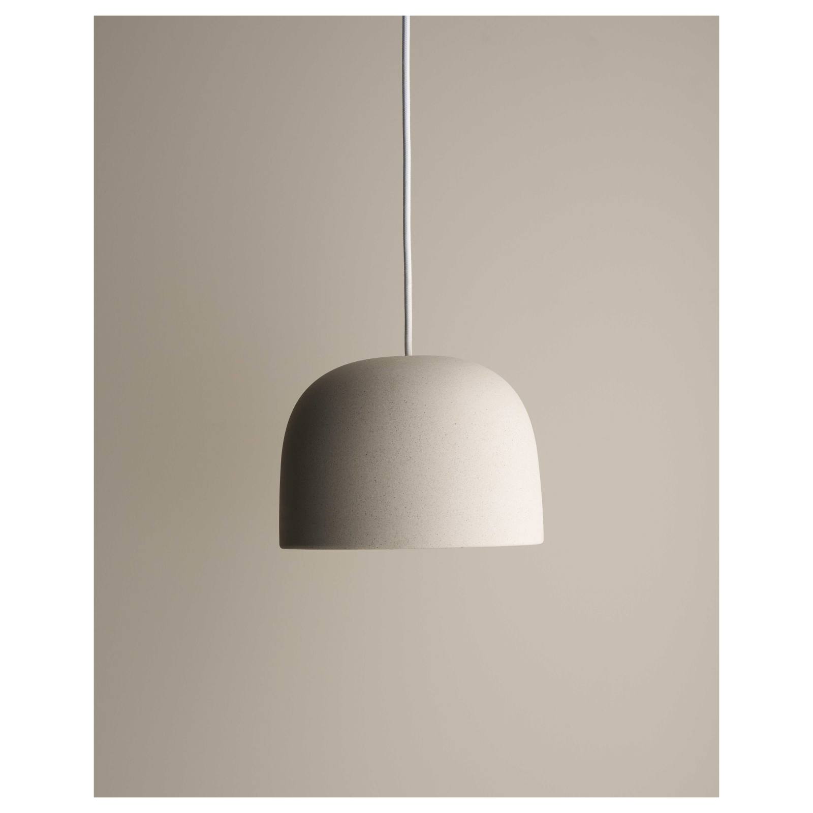 Small Cast Bell Pendant, Stone